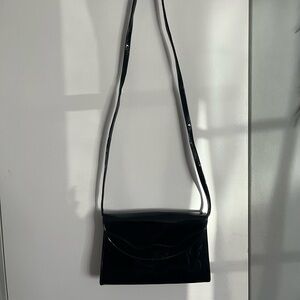 Chic Black Crossbody Bag with Flap